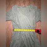 J.Crew  Women Silk Sage Green V-Neck Pleat Shift Dress,Size XS,Great Condition Photo 5
