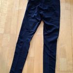 🌺 VINA Black Low Rise (8 in) Leggings, Mesh Panel Style Detail, Size S Photo 1