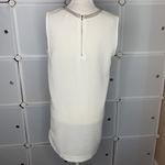 Halogen Nordstrom White Sleeveless Blouse Size Medium Photo 2
