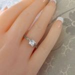 💍 Princess Ring, Size 8 Silver Photo 0