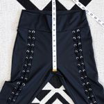 KILLSTAR  Viper Lace Up Faux Leather Leggings Black Small Photo 5