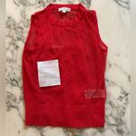 J.Crew NWT Gauzy Sweater Shell Tank Top Red Sz XXS Photo 3