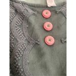 Matilda Jane  Light Rising Dress Sage Green Sleeveless Lace Floral Mini Casual sz Photo 6