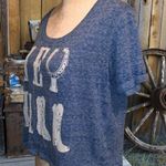 Fifth Sun  brand blue hey ya’ll cropped T-shirt Photo 2