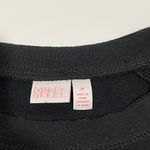 Make + Model  black cropped lounge top light sweatshirt super soft size medium Photo 2