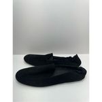 Nine West Loafer Flat Womens Size 6 Black Suede Leather Slip On Casual Shoes Photo 1