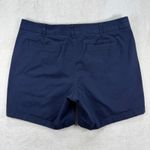 J.Crew  Navy‎ Blue Chino Shorts Pockets Casual Everyday Wear Womens Size 14 Photo 12