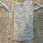 Columbia  Boat Neck White/Gray Marble Striped Long Sleeve Top Size Small Photo 10