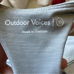Outdoor Voices Outdoors Voices TechSweat Crop Sports Bra in Heathered Grey Size XS Photo 2