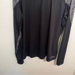 Eddie Bauer  Hooded Athletic Long Sleeve Top Black Space Dye XL Photo 2