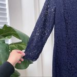 Adrianna Papell Navy Lace Dress Formal Career 8 Photo 6