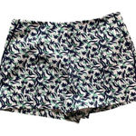 Draper James Draper‎ James 8 Green Blue Textured Pocket Dress Casual Shorts Photo 0