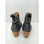 Dolce Vita Western Boots Size 8 Womens Gray Leather Suede Pull On Ankle Booties Gray Photo 4