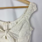 Illa Illa Boutique Cream Off White Eyelet Crop Top S Photo 2