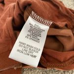 Lulus Lulu’s You're Invited Rust Brown Velvet Square Neck Bodysuit Size S Photo 4