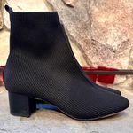 Joie  × Revolve Neely Black Knit Stretchy Block Heel Sock Ankle Boots Booties Photo 0