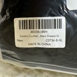 Wrap Dress Womens XL Black V Neck Cap Sleeve Beach Pleated Hem Party Midi Photo 4