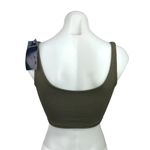 Brandy Melville Women's Green Scoop Neck Medium Coverage Sports Bra Top One Size Photo 1