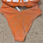 Victoria's Secret Victoria’s Secret Tangelo Orange Brazilian Shimmer High Waist Bikini NWT XS/S Photo 7