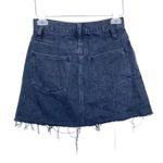 Madewell  Black Denim Lunar Wash Mini Skirt Sz 25 Photo 1