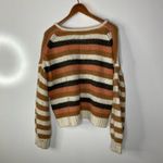 Madewell Balloon-Sleeve Pullover Sweater in Stripe Mix Size Large Photo 3