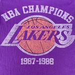 Junkfood Vintage Los Angeles Lakers Purple T-shirt Photo 2