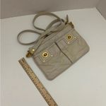 Marc by Marc Jacobs Cream Totally Turnlock Percy Crossbody Bag | Gold Hardware Photo 1