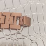 Rose gold watch with crystal encrusted face. Photo 3