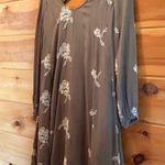 Altar'd State  Green Cream Bishop Sleeve Sundress Photo 0