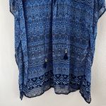Tommy Bahama  Cowrie Diamond Swim Cover-Up Blue Small/Medium Photo 3