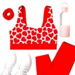 Fabletics Yitty RARE Harlow Reversible Sports Bra Persimmon Rose Petal M (?) EUC Photo 1