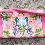 Estée Lauder  Makeup Bag Tropical Sea Life Ocean Pink Stripes Photo 0