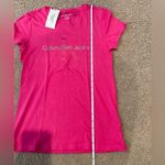 Calvin Klein Jeans Women's CALVIN KLEIN pink Tshirt Photo 4