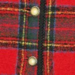 Talbots VTG‎  Red Tartan Plaid Wool Blazer Jacket Womens 8 Academia Preppy 90s Photo 4