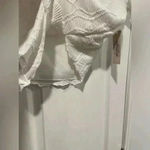 NWT Atelier Kirious Stretchy Lined White Textured Short Sleeve Crop Top Size L Size L Photo 5