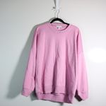 Beyond Yoga Women's LuxeFleece Oversized Crew Neck Pullover Sweatshirt Pink Haze Photo 0