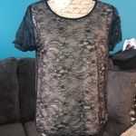 Loft 🎉4 for $20  Short Sleeve Lace Blouse, Small Photo 0