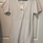 H&M  White Crochet Mini Dress Photo 0