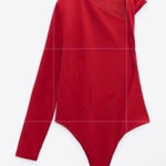 ZARA Asymmetrical Dark Red Bodysuit(Size XXL) Photo 1