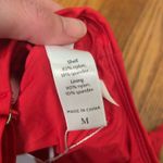 ANDIE Swim The Maui Bikini Top Cherry Red Medium NWT Photo 5