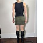 Edikted  Green Cargo Mini Skirt Size Medium Photo 2