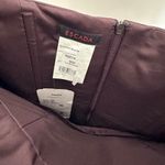 Escada Brown Satin Sleeveless Sweetheart Neckline Cocktail Dress IT 36 Photo 7