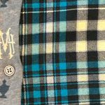 Disney Parks Haunted Mansion cozy resortwear button down plaid flannel top M Photo 3