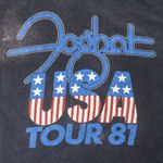 Hanes Vintage Foghat Touring America 81 Shirt Photo 4