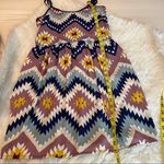 Xhilaration  Sleeveless dress Aztec Southwestern print Size small Geometric Photo 9