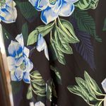 Banana Republic Asymmetrical Spaghetti Strap Midi Floral Dress Size 8 Photo 4