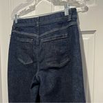 Spanx  Wide Leg Jeans Pull On Elastic Waist High Rise Raw Indigo Medium 20547Q Photo 3