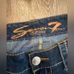 Seven7 Vintage Y2K  Capri Cropped Embroidered Jeans size 8 Photo 3