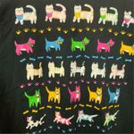 2339. Vintage 90s Unisex OS Colorful Cat Graphics T Photo 1
