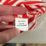 Joan Vass  Red and White Striped 3/4 Sleeve Top Size (2) Large EUC Photo 7
